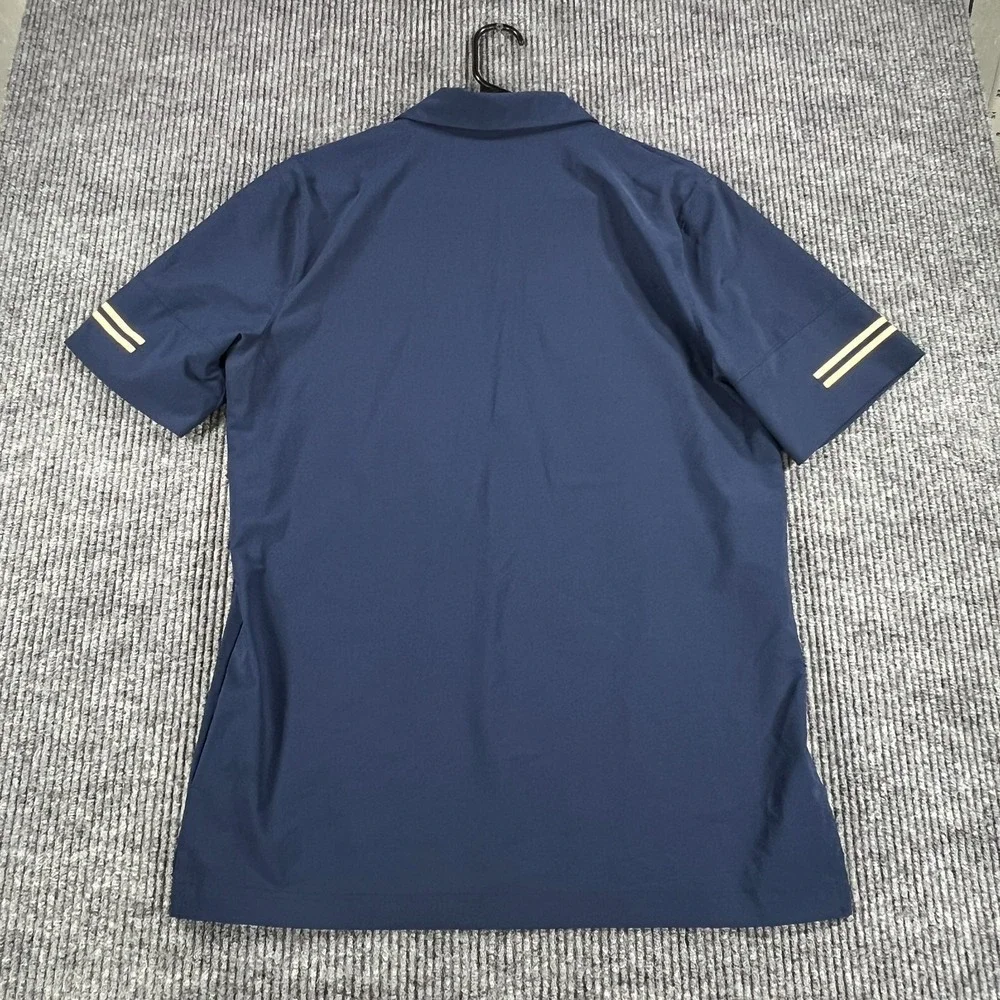Nike Flex Gameday Polo Shirt Mens Medium Blue Short Sleeve Casual Active Golf